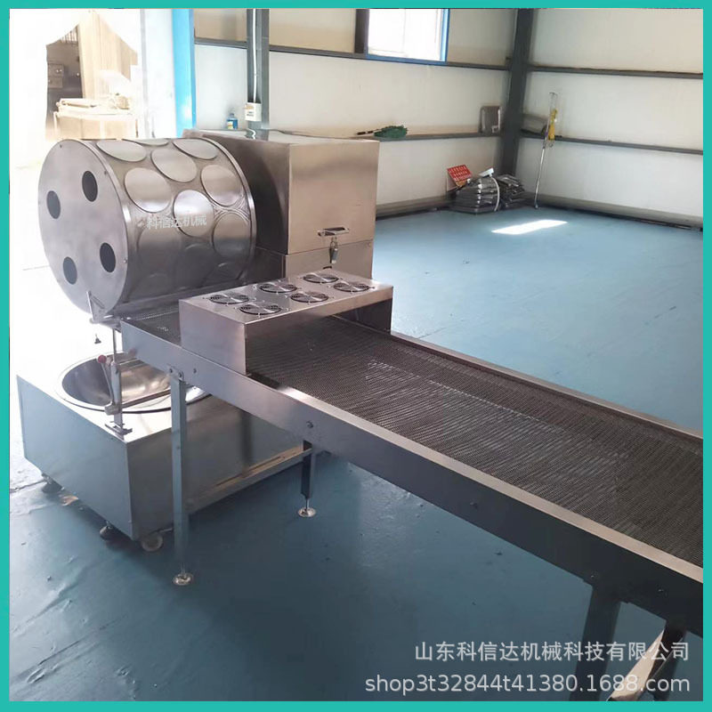 全自动千层蛋糕皮机自动春卷皮机一机多用烤鸭饼机厂家直销