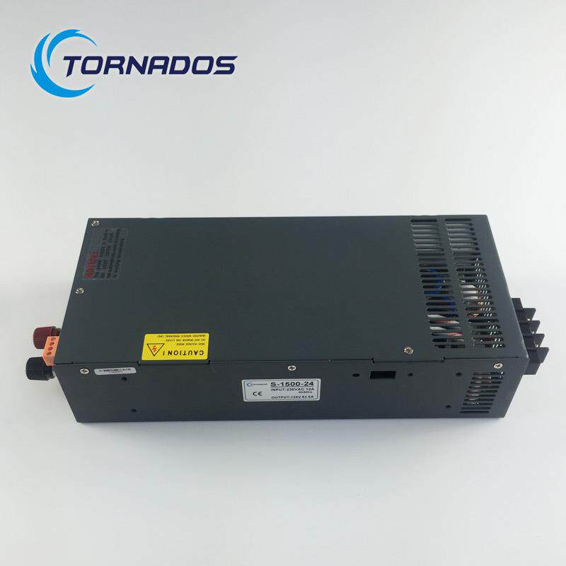 1500W12V125A开关电源12V1500W电机用带软启动直流电源S-1500-12