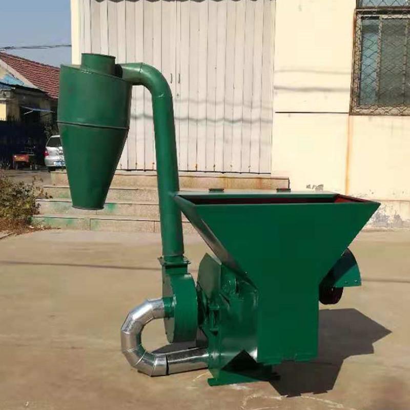 多功能锤秸秆饲玉粉碎机 米秸秆 玉米料芯粉碎机530型打糠机片图