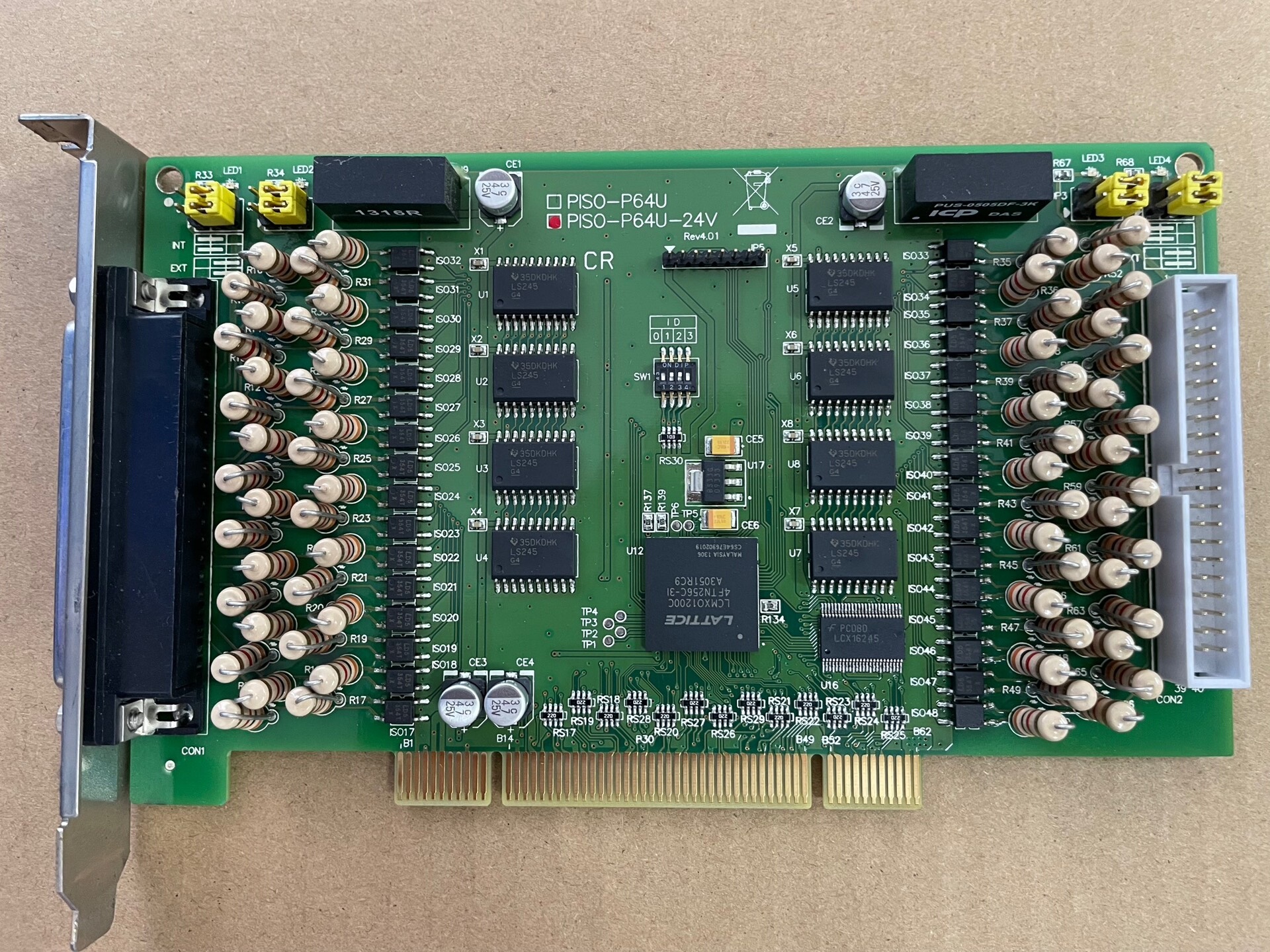 泓格PISO-P64U数据采集板卡64路隔离数字量输入DIO