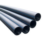 PE拖拉牵引管非开挖实壁管dn225市政工程管道 污水排污排水管现货