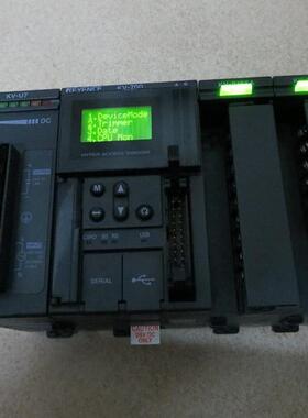 拆机基恩士PLC一套KV-U7+KV-700+KV-B16XA+KV-B16RA+结束盖成色新
