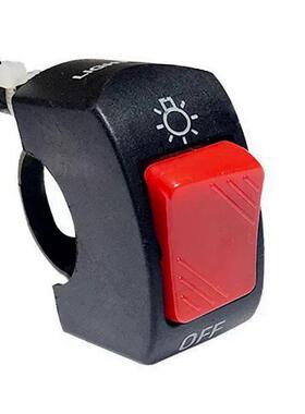 包邮机车电动车改装开 关龙头手把熄火警示灯彩 彩灯大灯开 关电