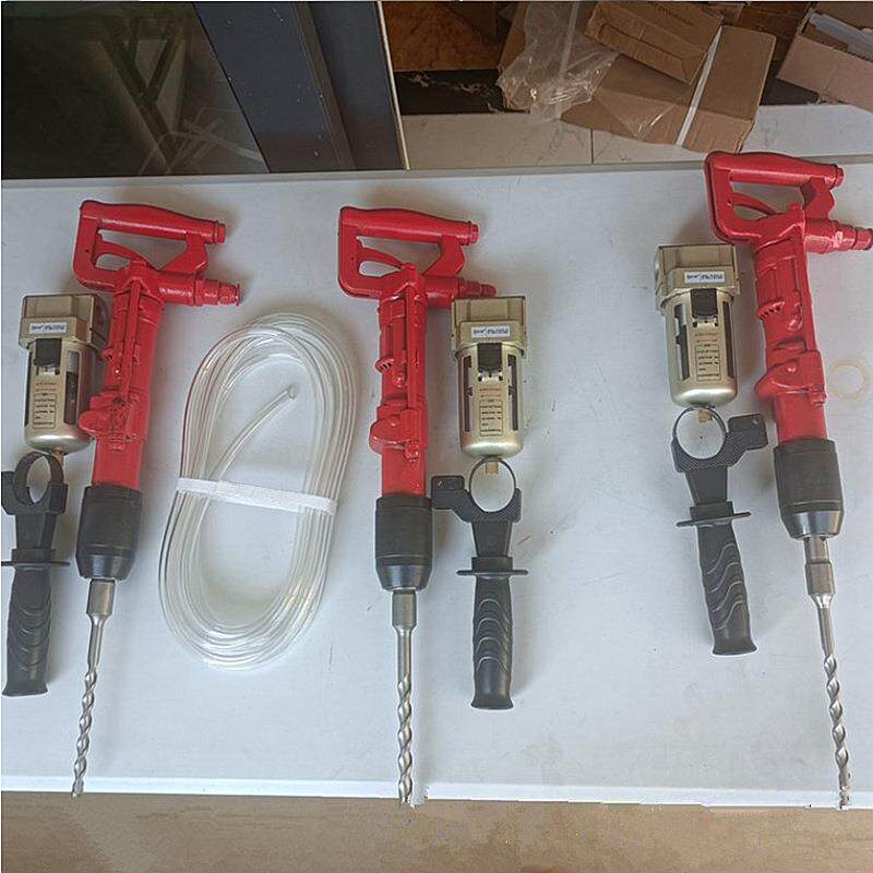 QCZ-1气动冲击钻矿用便携式风动冲击钻Y5凿岩机小型手持式冲击钻
