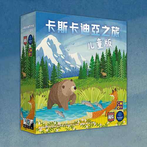 艾赐魔袋正版卡斯卡迪亚之旅儿童版桌游Cascadia自然生态科普卡牌