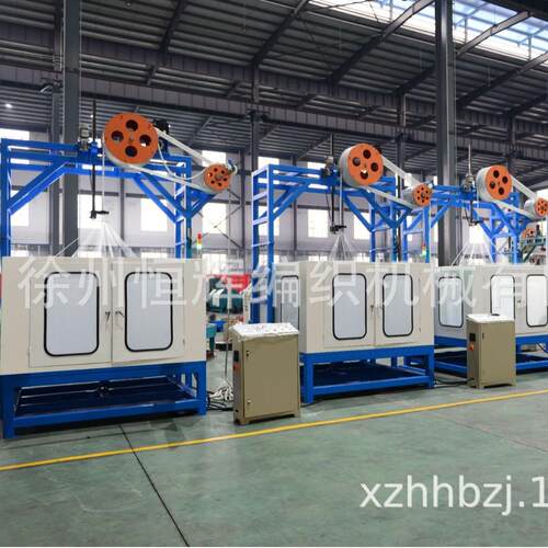 500型大型编织机PLC电脑触摸屏500-12T-1绳缆安全绳编织机