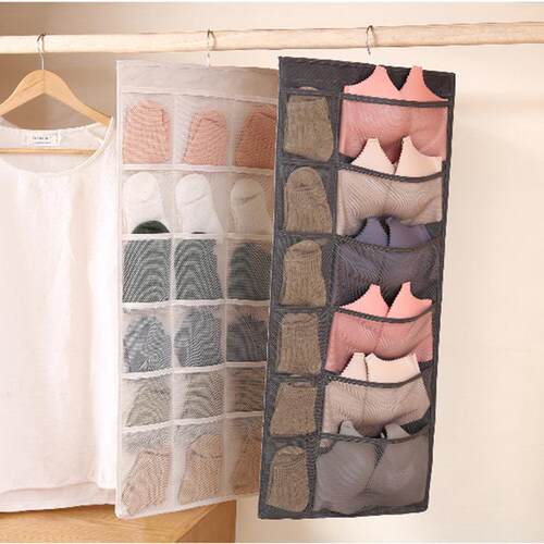 Hanging wardrobe storage bag, non-woven fabric hanging stora