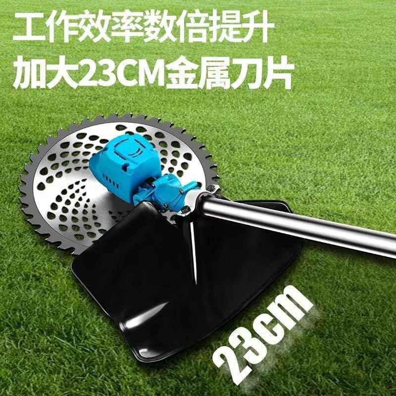 新型电动割草机农用充林电开式功能荒园大功率打草DBB锂多电除草