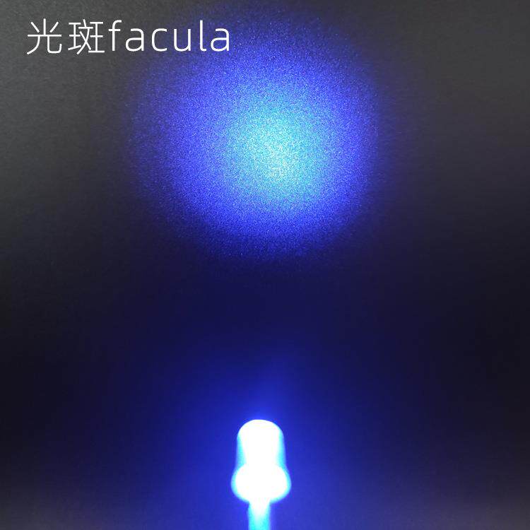 LED灯珠F5/式5mm545631圆红/蓝2/金黄/白/暖白1头V发光二极管直插