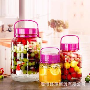 泡酒玻璃瓶专用酒瓶子大容量容器泡菜坛子家用腌菜酿酒坛子密封罐