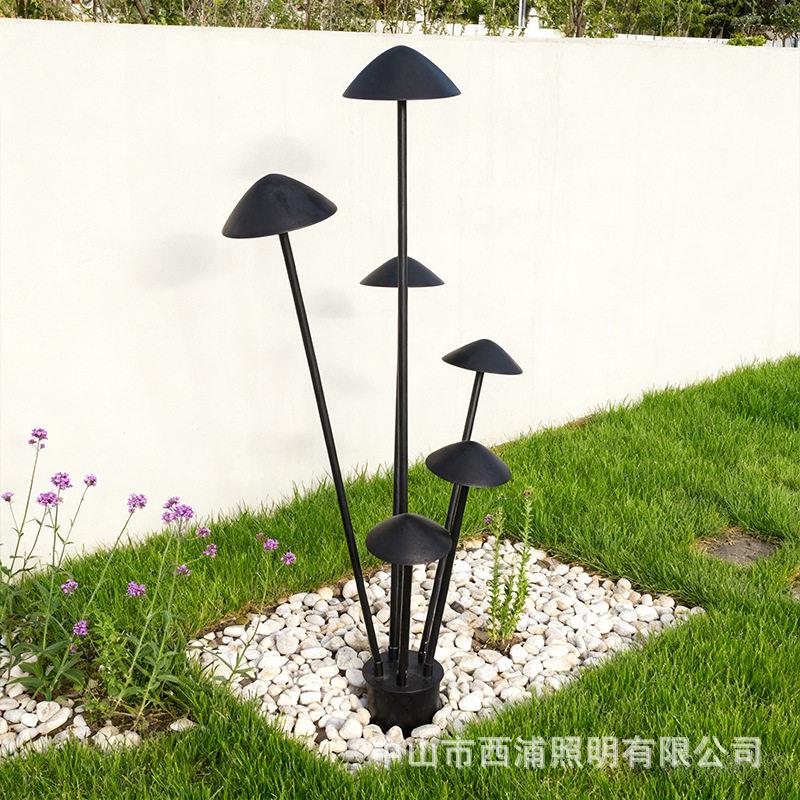 现led草坪灯铝材户外防水发光蘑菇造型花园灯别墅装饰庭院灯