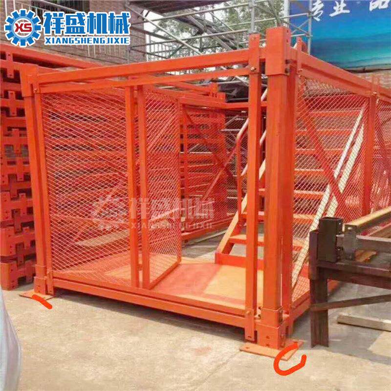 香蕉式安全梯笼爬梯桥梁施工高空作业平台组合之字加强型基坑梯笼