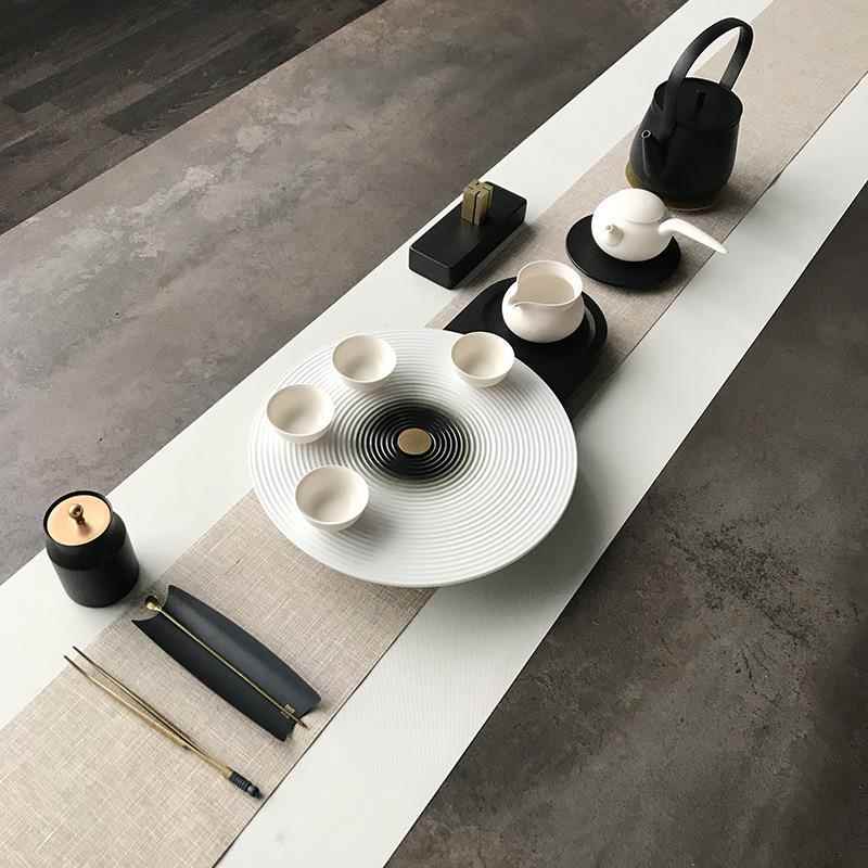 1VPR纯铜大漆茶则茶匙茶夹三件套茶拨荷勺六君子功夫茶具茶道配件