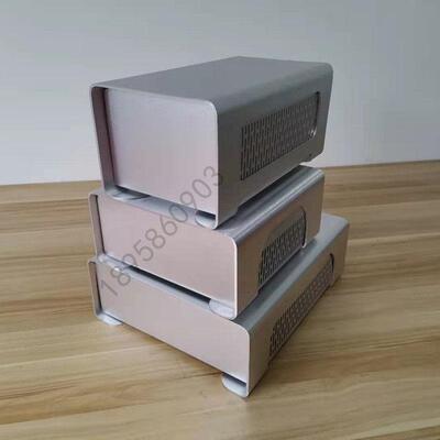 迷你桌面小机箱铝外壳台式微型卧式miniITX主机保接线盒仪器设备