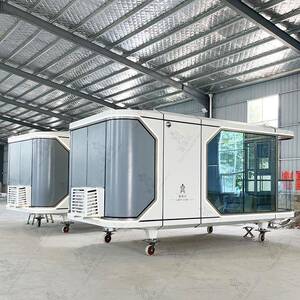 鲁班筑星光伴眠度假小屋 梦幻移动阳光房 旅游农庄智能防窥太空舱