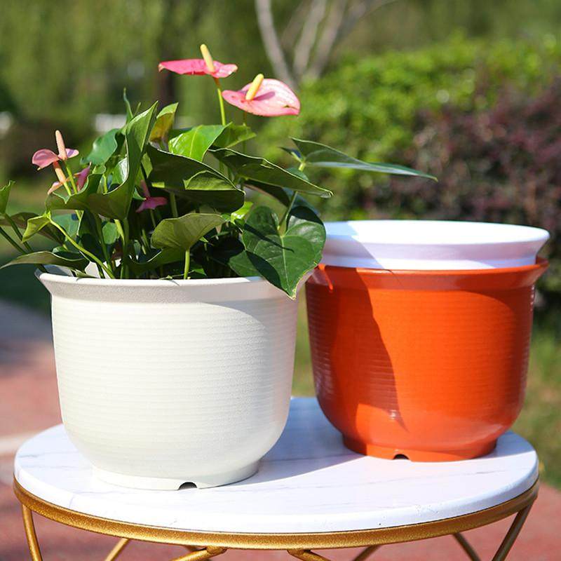 环保塑料北欧树脂花盆花卉绿植大号多肉盆庭院室外仿陶瓷花盆,家居饰品,花瓶,淘宝优惠券,粉丝福利购,淘宝优惠卷
