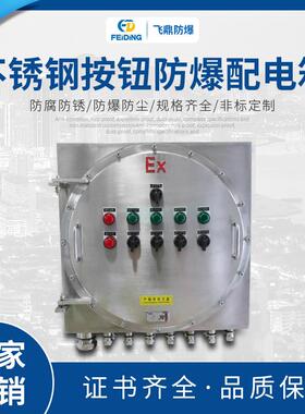 飞鼎 IIC不锈钢按钮防爆配电箱 304不锈钢 防爆操作箱 三防箱
