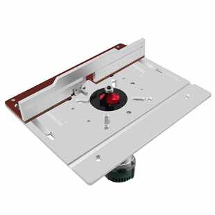 H8铝合金电木铣倒角修边机倒装板木工多功能升降工作台开榫卡规