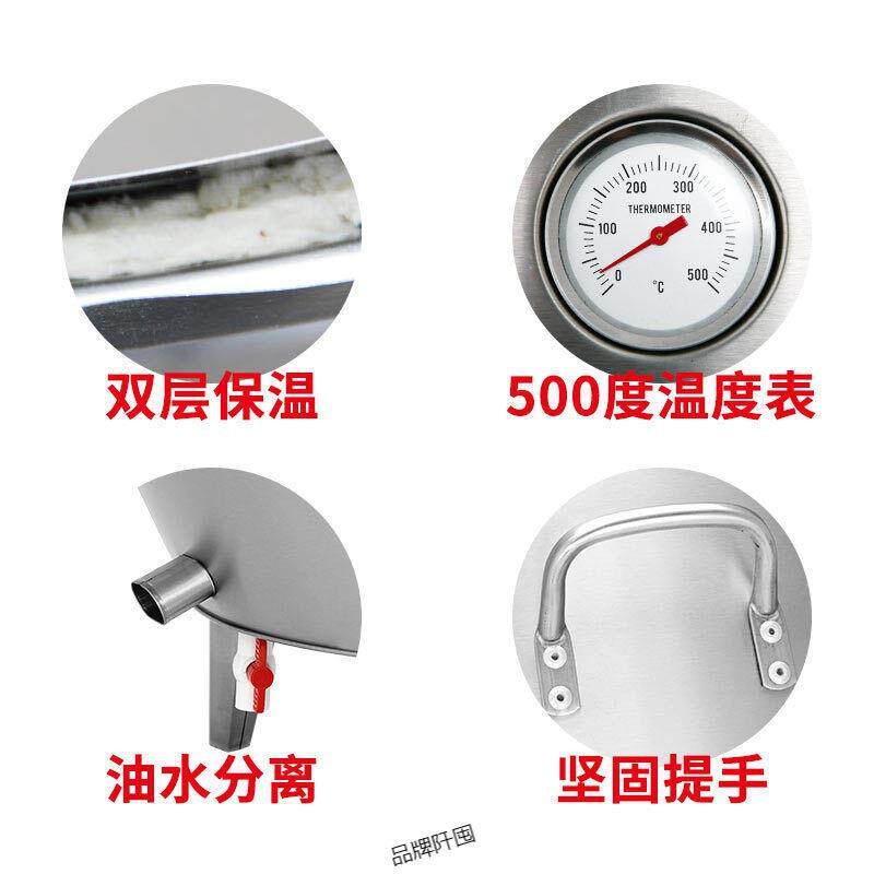 木炉炭箱烤鸭炉不锈钢双层JVU加商用型烤鸭烤鸡烤鹅厚挂炉烤烤肉