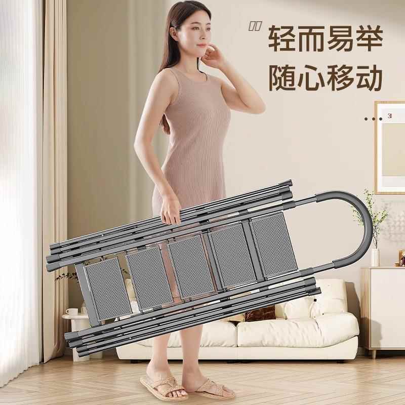 用梯子家多功能折叠梯晒衣架缩两用伸爬梯晾落地加厚20241008加粗
