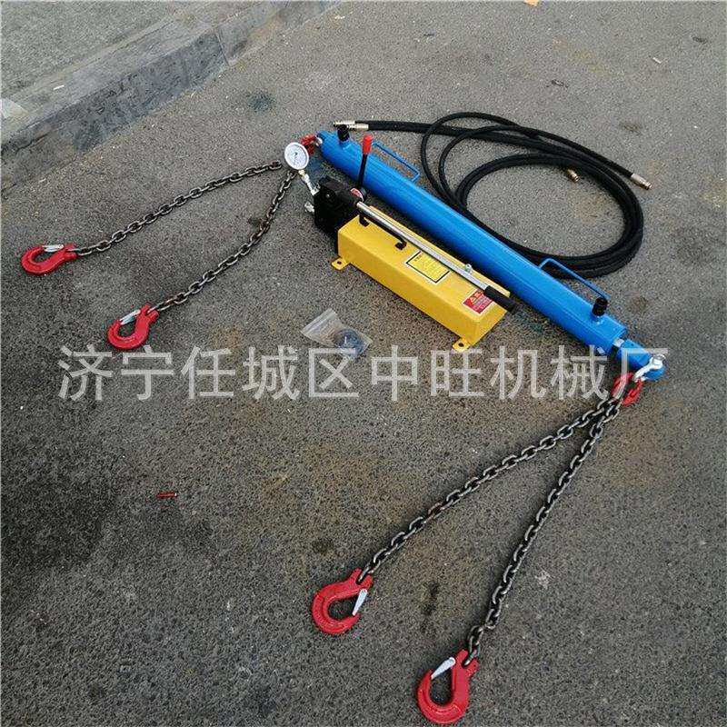 气动刮板机紧链器气动铁泵紧链装置输送机10T手动液压链条拉紧器