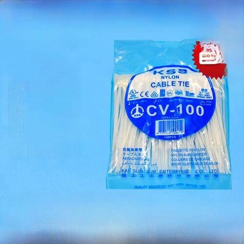 自锁尼龙扎带2.5X100Mm塑料扎带Kss尼龙扎带Cv-100线扎带