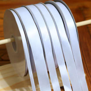 白色纯白丝带绸带布带绑带缎带家居家具五金包条包装彩带装饰飘带