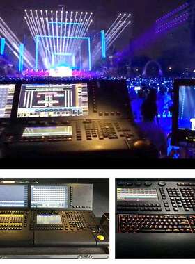 ma2数字灯光控台电动推杆Linux系统舞台演出酒吧dmx智能灯光秀