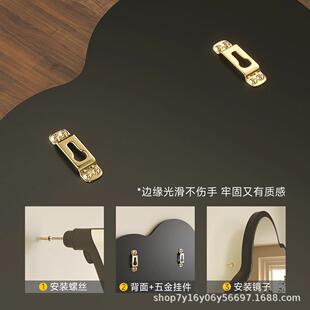 中古云朵化装镜梳978妆台镜子卧室桌面台式妆壁挂饰镜梳法式复古