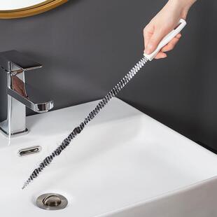 Long Drain Snake for Kitchen Sink, Hair Clog Removal, Bathro