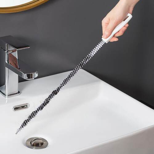 Long Drain Snake for Kitchen Sink, Hair Clog Removal, Bathro