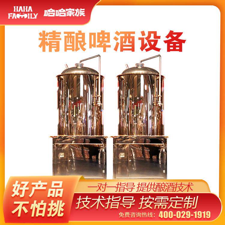 啤酒精酿加工机器 精酿啤酒酿造配方 啤酒精酿酿造机械
