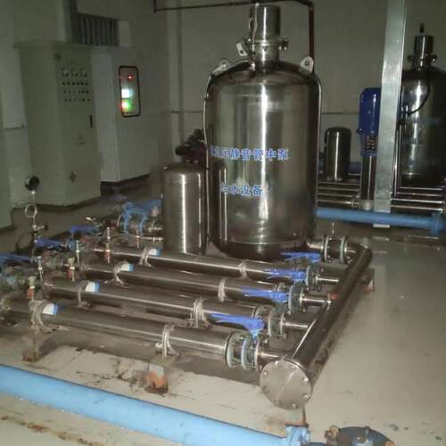 现货二次供水无负压管中泵安装变频静音无负压二次供水增压管中泵