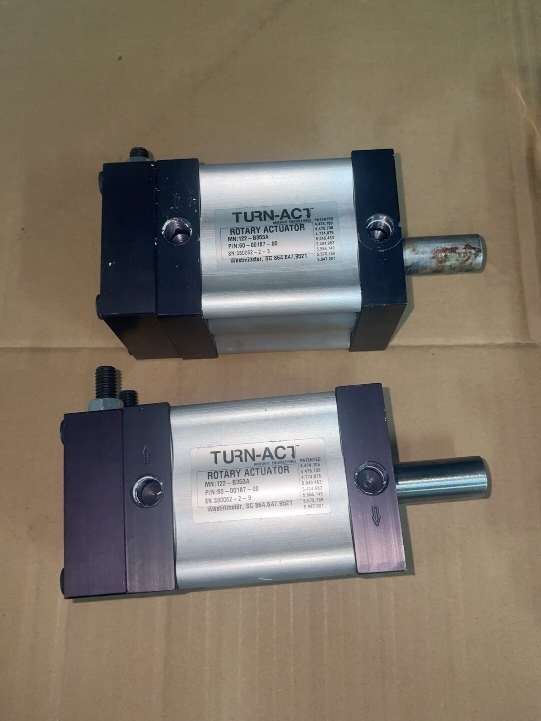 TURN-ACT ROTARY ACTUATOR MN:12