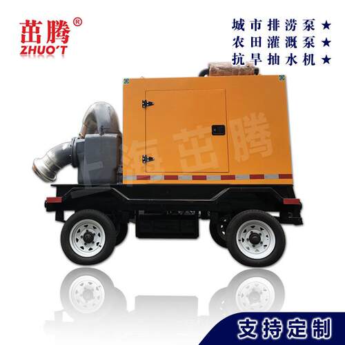 ZCW250-420-20DT4自吸排污泵农用水泵 大型柴油水泵 抢险排污泵