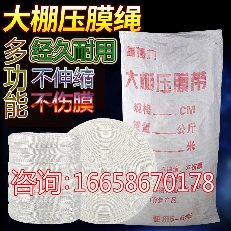 大棚膜温室大棚配件抗老化加厚压膜带压膜线压膜绳托幕线拉绳养殖