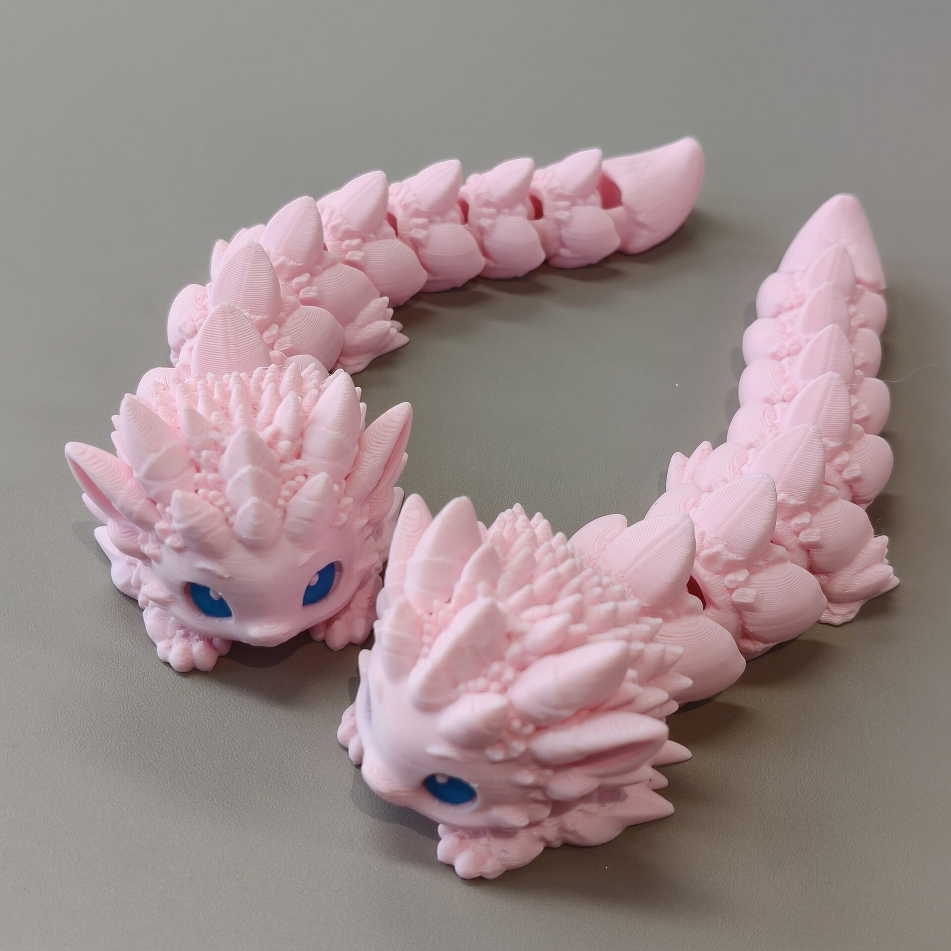 打印可爱粉色尖角模型3D模型摆件
