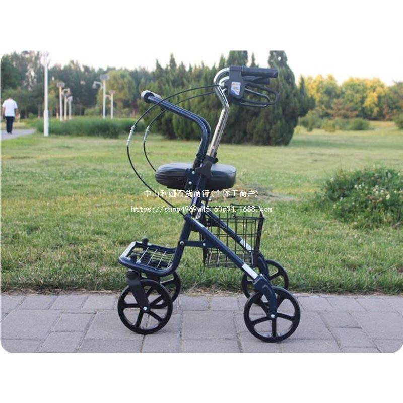 EGW旅游车老人可折叠力车椅子出行助便携式老年手推车坐代步推轮