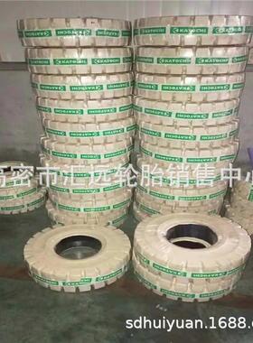 白色环保轮胎18*7-8叉车轮胎18X7-8可配钢圈耐用