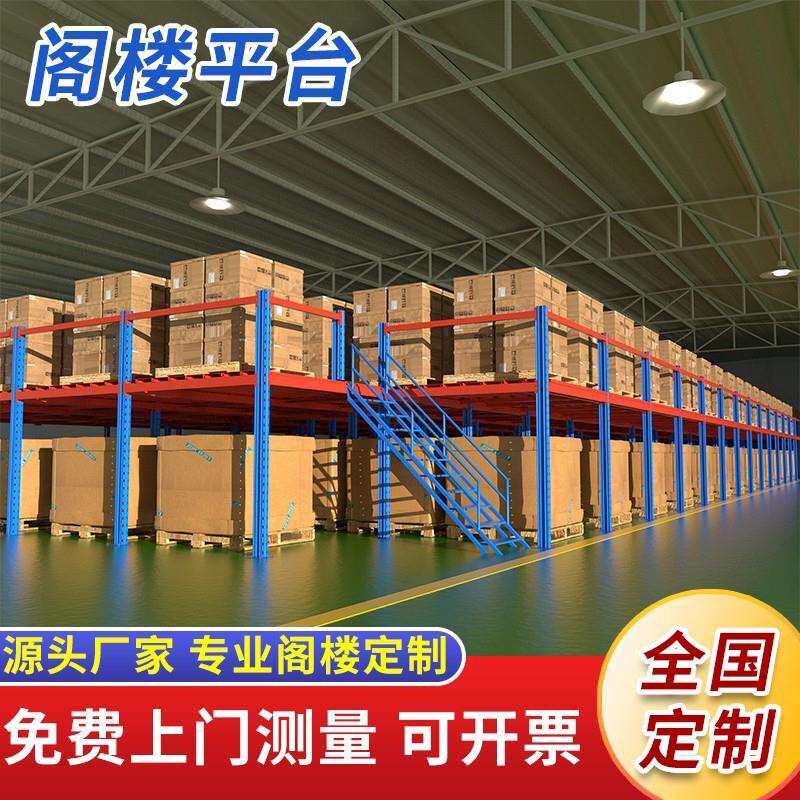 重型托盘货架库房大型定承重制工厂阁楼架高位贯通仓储仓库货货架