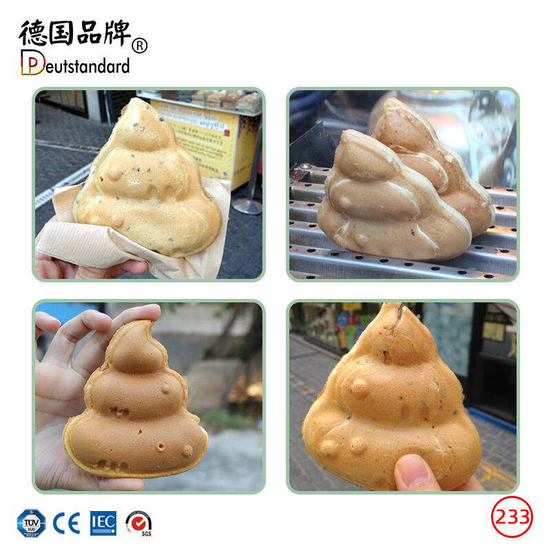 华夫饼商电热便便烧用机韩式便烧华夫机炉烘烤松饼机红豆华便夫饼