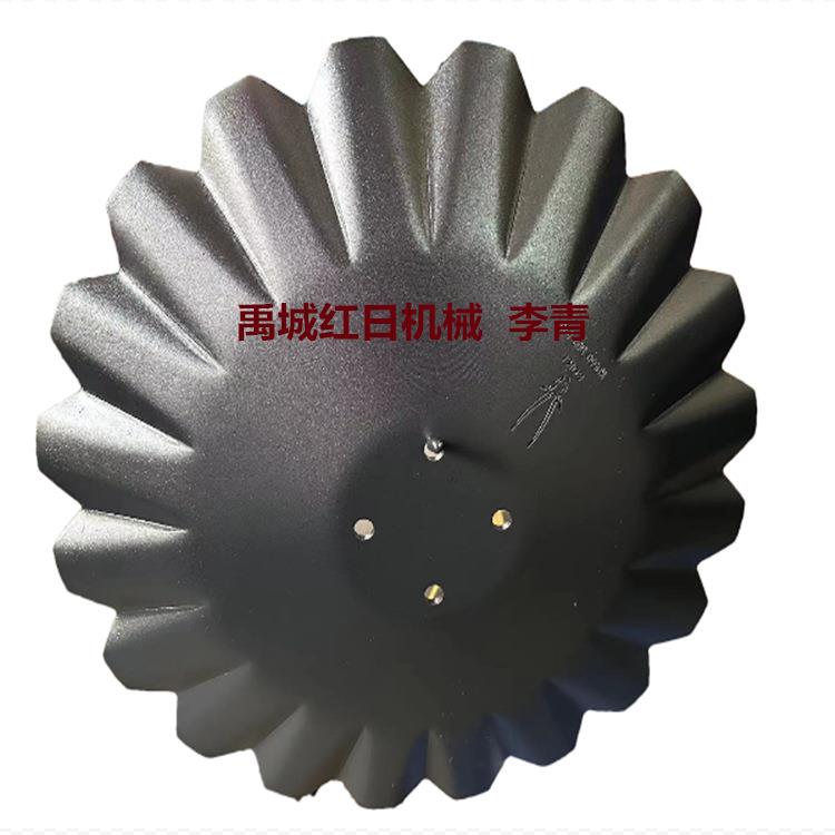 双韧口波纹耙片 560*4mm圆盘犁片 热处理硼钢耙片犁片
