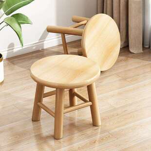 小凳子矮款大人坐的圆凳家用房间小型结实耐用儿童小板凳实木新款