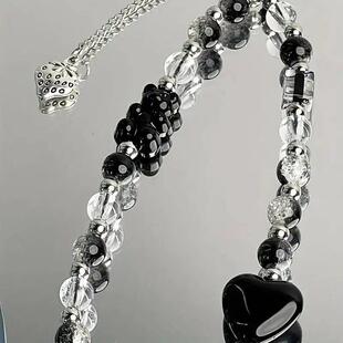 Love Phone Strap Strawberry Key Wrist Bear Charm Black Chain