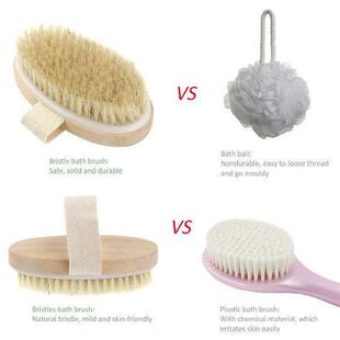 Shower Bath Wooden Body Brush SPA Bristle PIXNOR