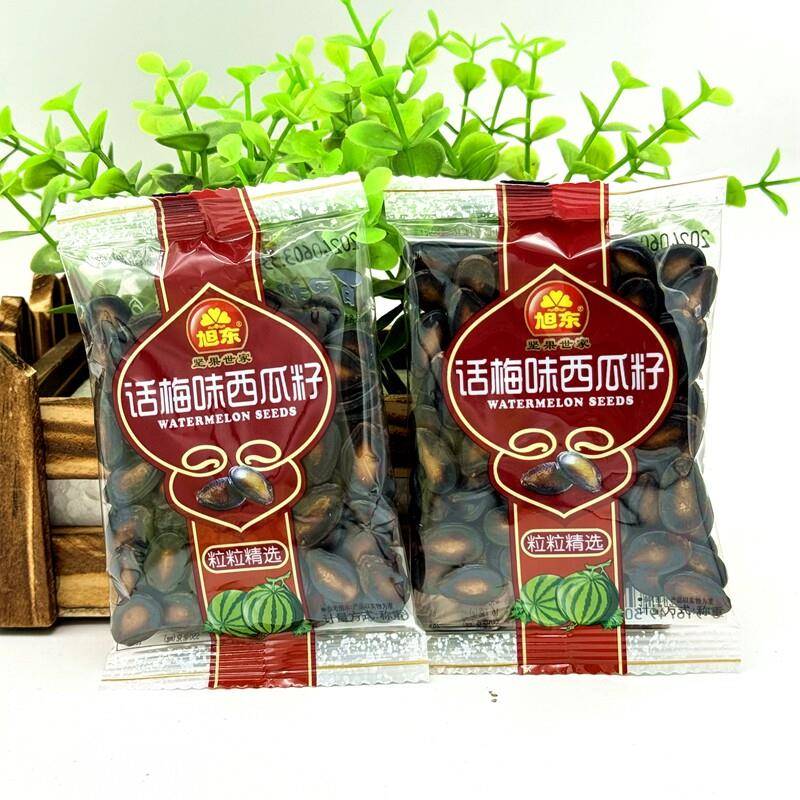 旭东话梅味西瓜子500g黑瓜籽休闲零食品炒货坚果年货粒粒精选好磕