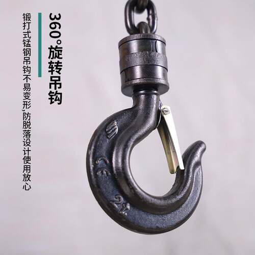DHS环电链动1T-6m葫芦 工业用38电V0起重机 带遥控升降机1T2T环链