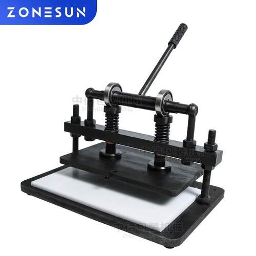 ZONESUN36*22cm手提背包手动皮革模切机相纸PVC/EVA片模切工具