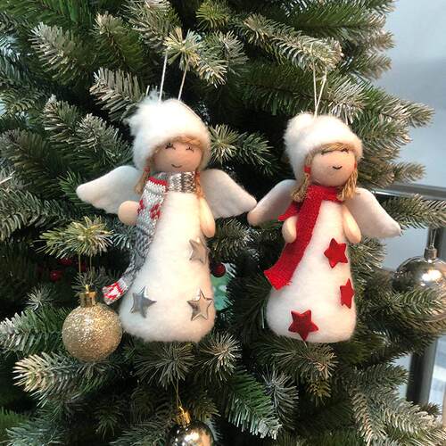 Christmas Angel doll doll pendant star decoration pendant
