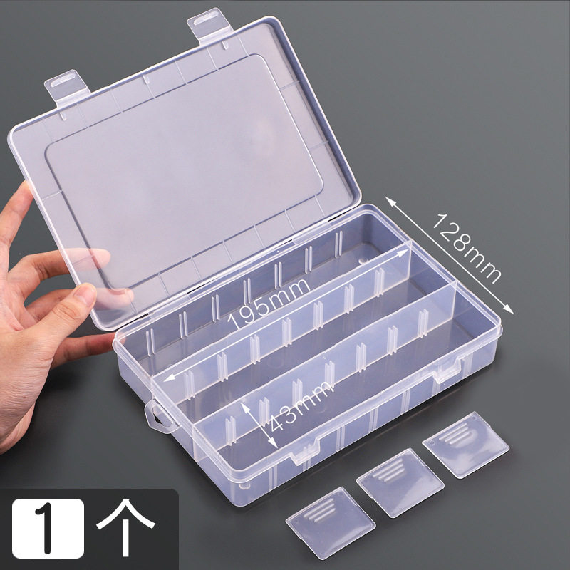 小号透明手提美术工具箱收纳盒儿童小型书法水粉颜料家用绘画双层,文具电教/文化用品/商务用品,文具盒,淘宝优惠券,粉丝福利购,淘宝优惠卷